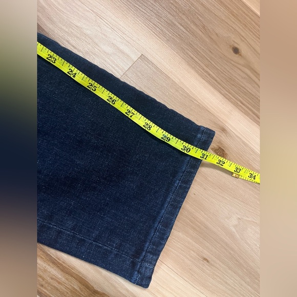 Lucky Brand Jeans Mens 38x32 Blue 410 Athletic Straight Stretch Dark Wash Denim - Picture 6 of 12